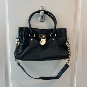 Michael Kors Black Leather Handbag